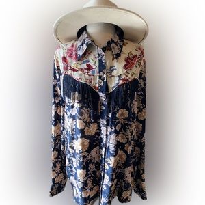 XL Western Fringe Gimmicks Long Sleeve